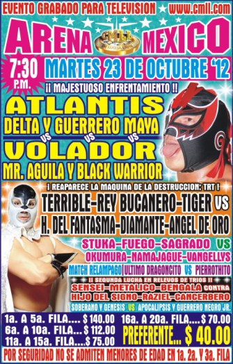 23 DE OCTUBRE ARENA MÉXICO