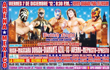 07  DICIEMBRE ARENA MEXICO BRITISH NIGHT 2