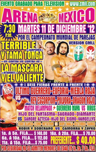 11  DICIEMBRE ARENA MEXICO