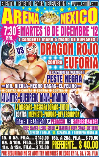 18 DE DICIEMBRE ARENA MEXICO