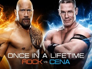 Once in a Lifetime  The Rock vs John Cena wrestlemania 28