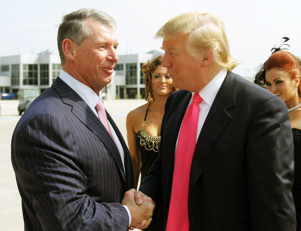 Donald+Trump+Vince+Mcmahon