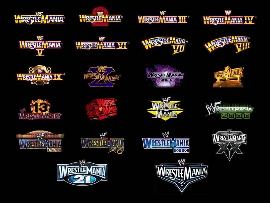 wrestlemania-logos