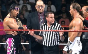 bret hart vs Shawn Michaels