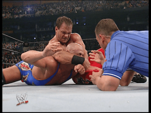 kurt angle vs chris benoit