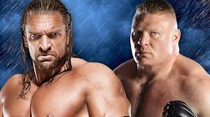 lesnar vs hhh