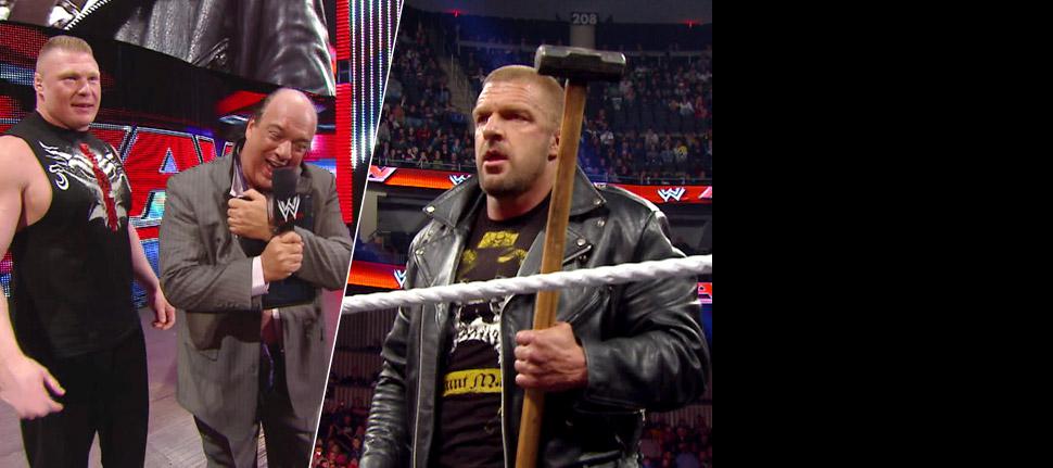 Triple H vs Brock Lesnar