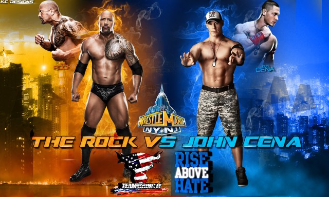 the rock vs john cena 3