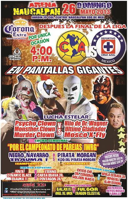 26 de mayo IWRG
