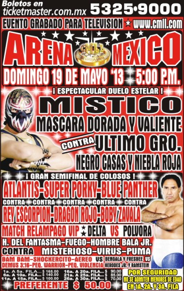 domingo 19 de mayo cmll