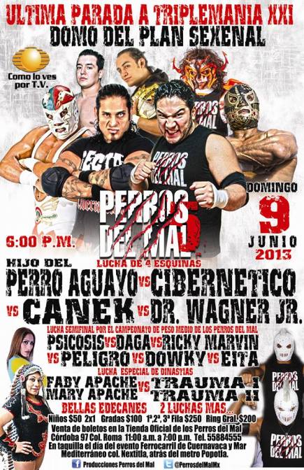 perros del mal 5º aniversario