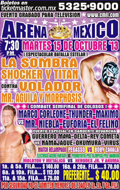 martes 15 arena mexico