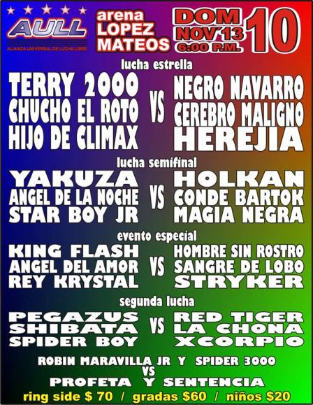 ARENA LOPEZ MATEOS 10 DE NOVIEMBRE