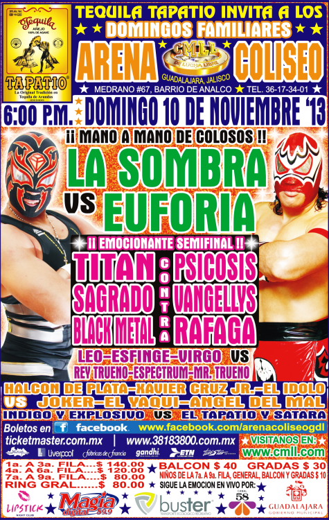 cmll 10 noviembre guadaljara