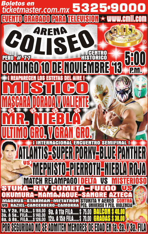 cmll arena coliseo 10 noviembre
