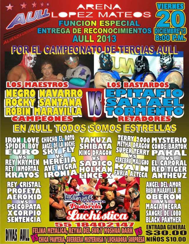 ARENA LOPEZ MATEOS 20 DICIEMBRE