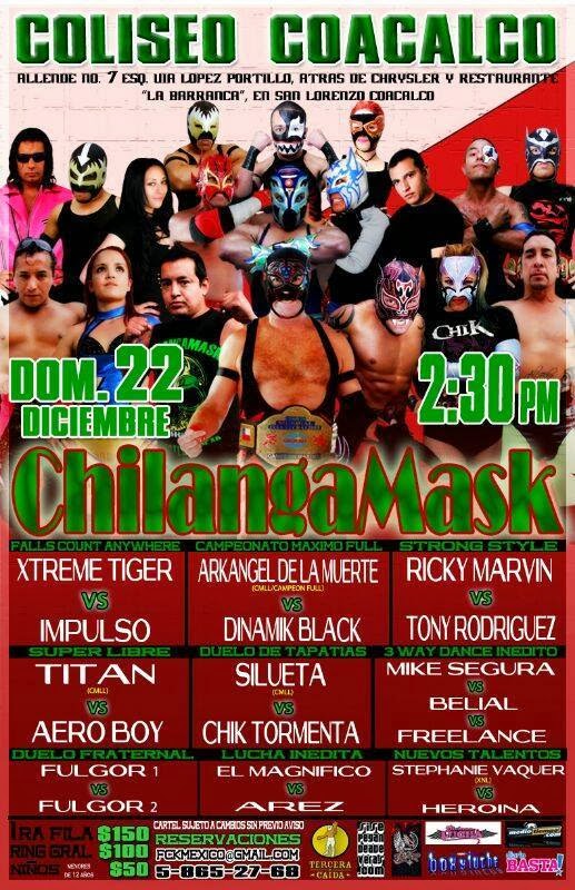 chilanka mask 22 diciembre