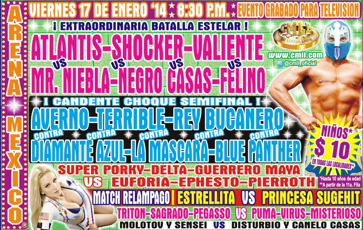 México Vídeos: CMLL en Terra del 17 de&nbsp;enero