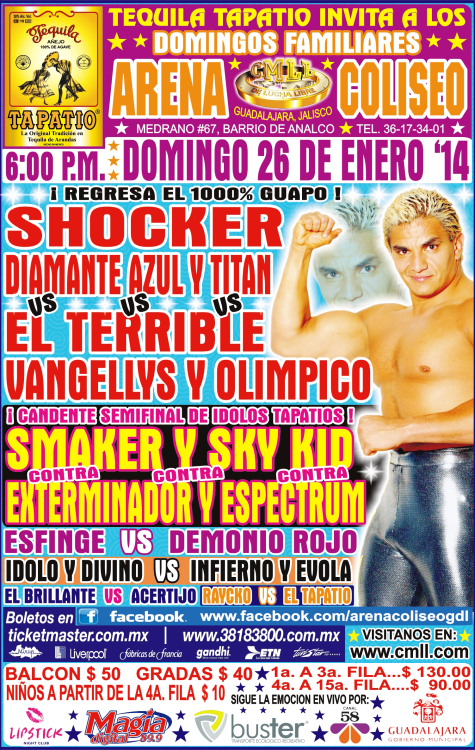 cmll 26 enero guadalajara