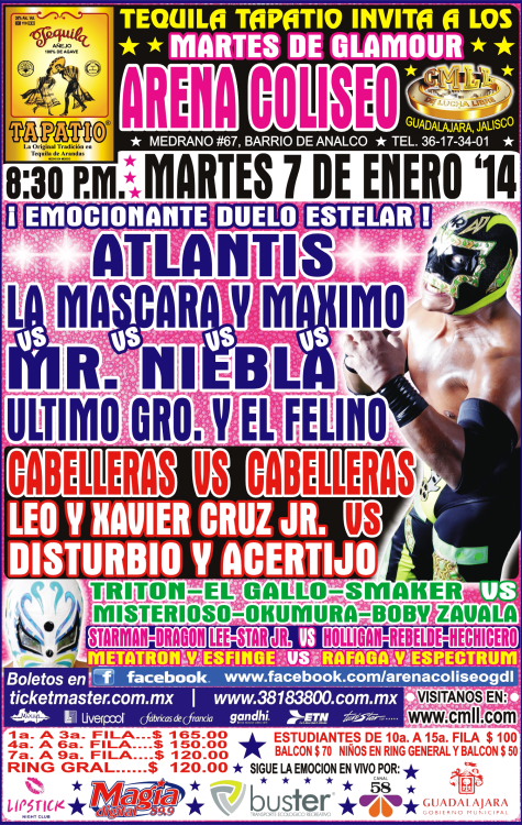 cmll guadalajara 7 enbro