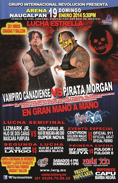 México: Resultados IWRG&nbsp;(19/01/2014)