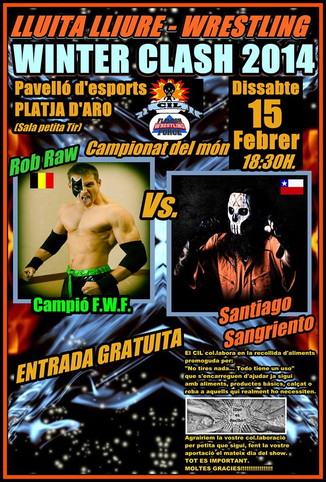 Lucha Libre en España: Show del CIL «Winter Clash 2014» el próximo 15 de&nbsp;febrero