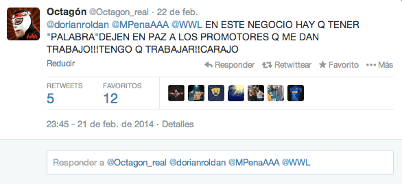 México: Sigue polemica Octagón contra&nbsp;AAA.