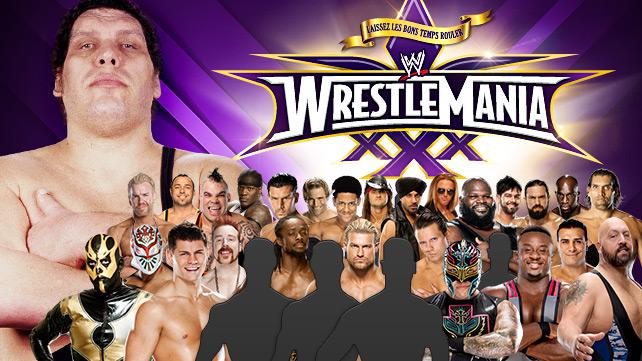 WWE: Lista de participantes actualizada de la Andre The Giant Memorial Battle Royal de Wrestlemania&nbsp;XXX