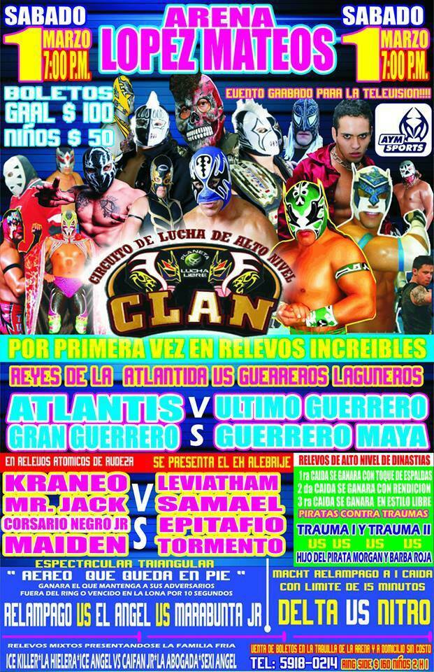 México: Resultados  Arena López Mateos&nbsp;(01/03/2014)