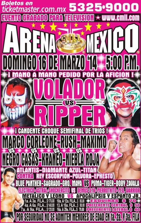 cmll 16 marzo