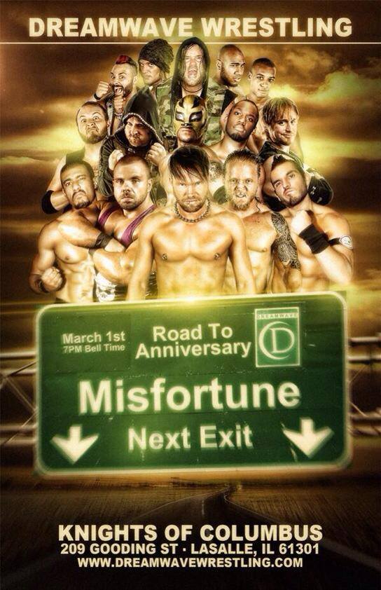 Indies: Resultados del show de Dreamwave «Misfortune» del 1 de&nbsp;marzo