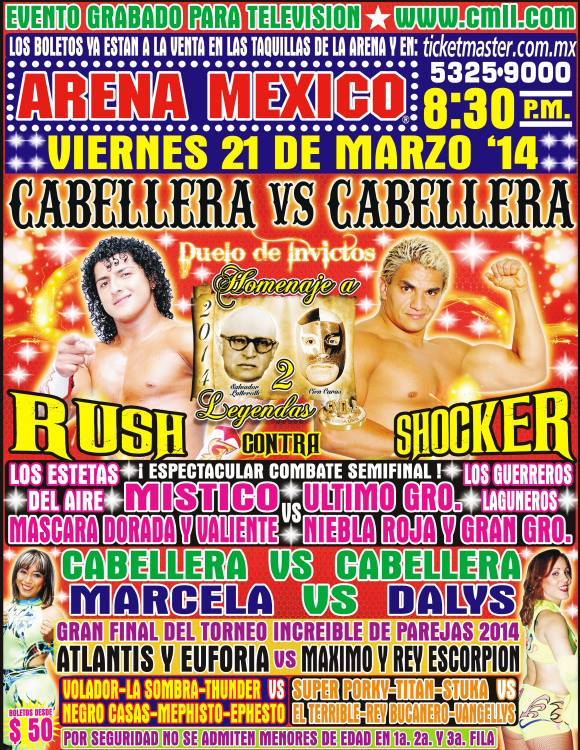 México: CMLL Homenaje a Dos Leyendas, Atlantis & Euforia ganan el Torneo de parejas&nbsp;Increibles