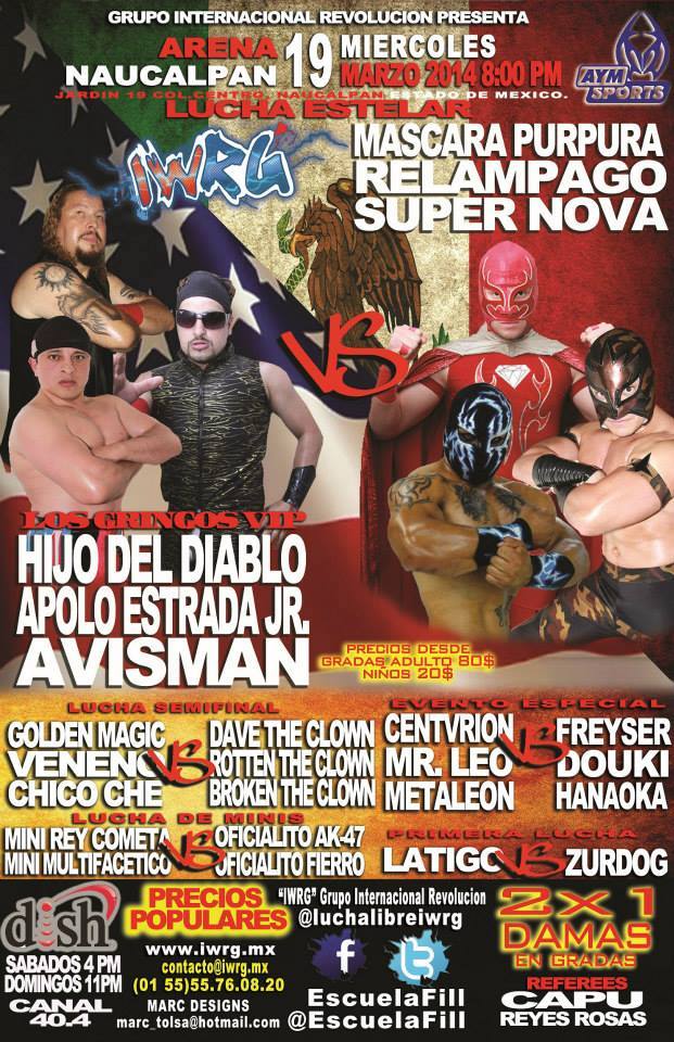 IWRG 19 MARZO