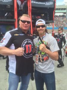 lesnar en la nascar
