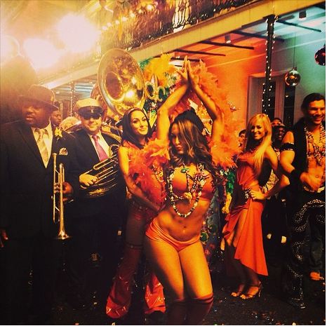 Grabación publicitaria en NOLA