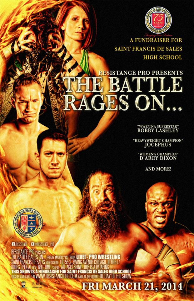 Indies: Resultados del show de Resistance Pro «The Battle Rages On…» del 21 de&nbsp;marzo