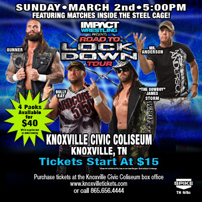 Actualidad TNA: Resultados de los House Shows de Columbus ( 28.02 ) y Jhonson City ( 01.03&nbsp;)