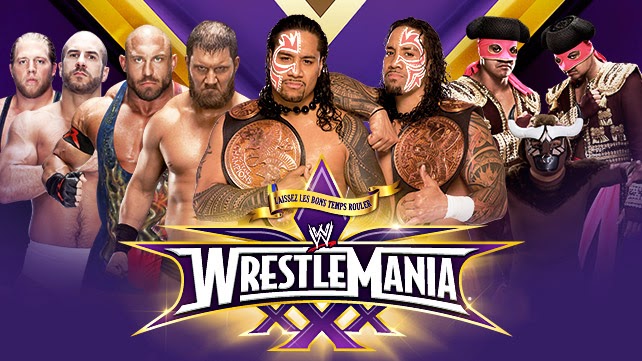 WWE: El combate por los títulos de parejas será la lucha del preshow de Wrestlemania&nbsp;XXX