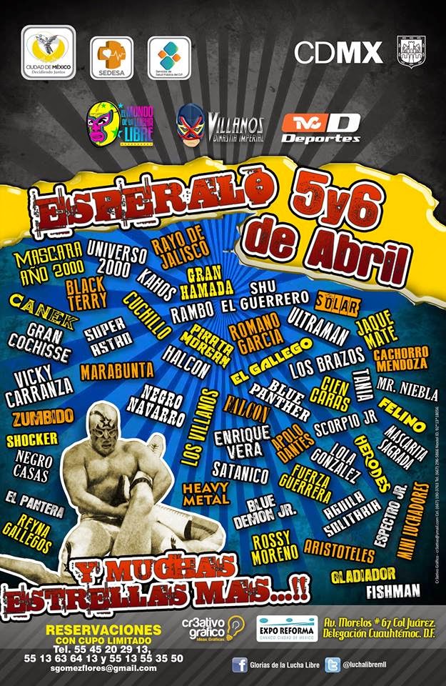 @RdeRudo: Todo lo que debes saber sobre ExpoReforma, la expo de lucha&nbsp;libre