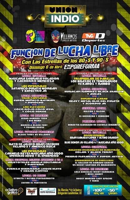 México: Resultados 2º dia expo reforma&nbsp;(06/04/2014)