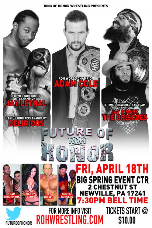 Indies: Resultados del show de Ring of Honor «Future of Honor 1» del 18 de&nbsp;abril.