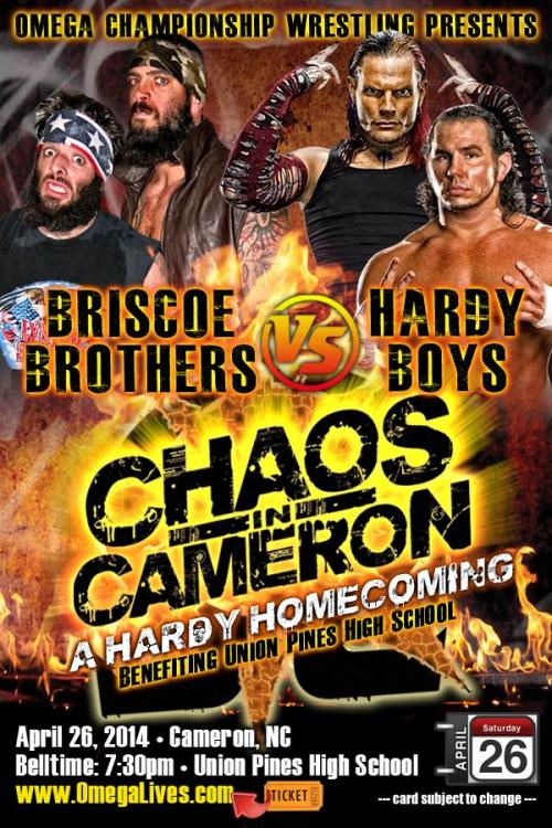 Indies: Resultados del show de OMEGA «Chaos in Cameron» del 26 de&nbsp;abril