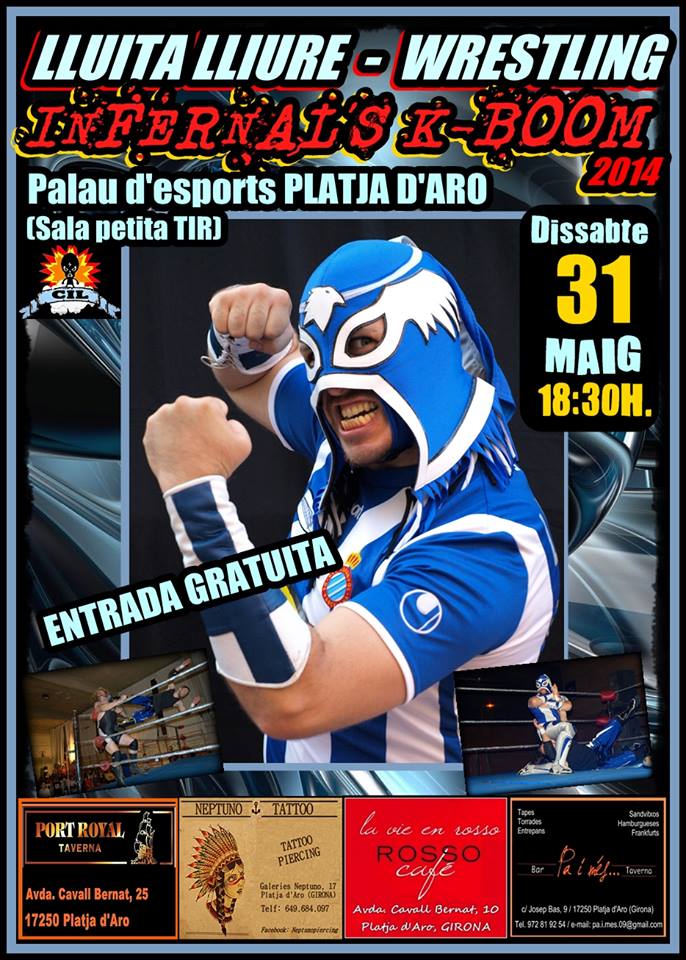 Lucha Libre en España: Nuevo show del CIL «Infernals K-Boom 2014» mañana 31 de mayo