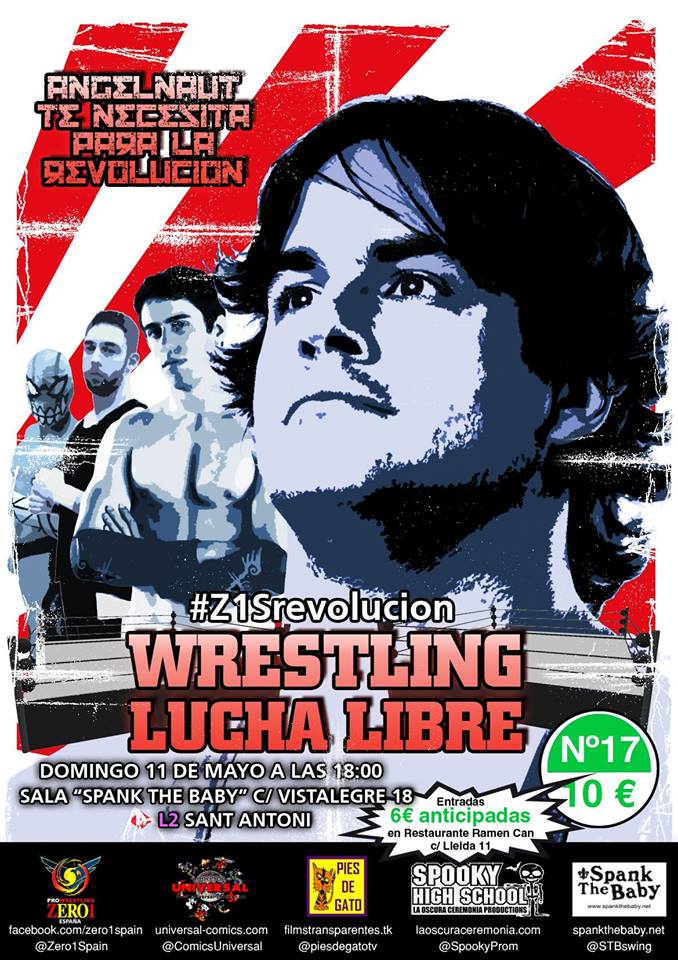 Lucha Libre en España: Nuevo show de Zero 1 Spain, el próximo 11 de&nbsp;mayo