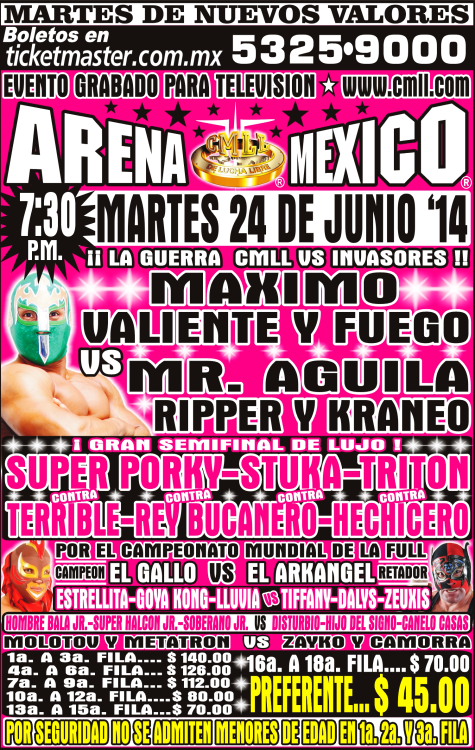 cmll 24 arena mexico