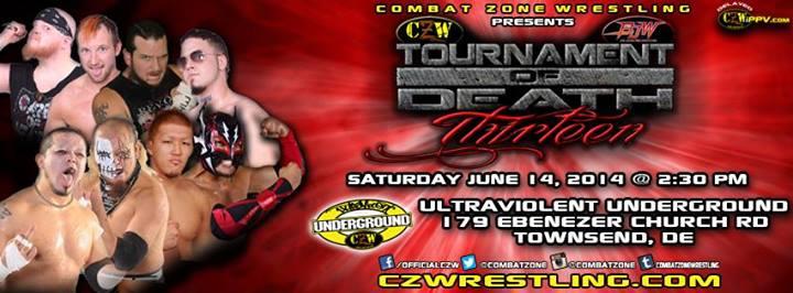 Indies: Resultados del show de CZW «Tournament of Death 13» del 14 de&nbsp;junio