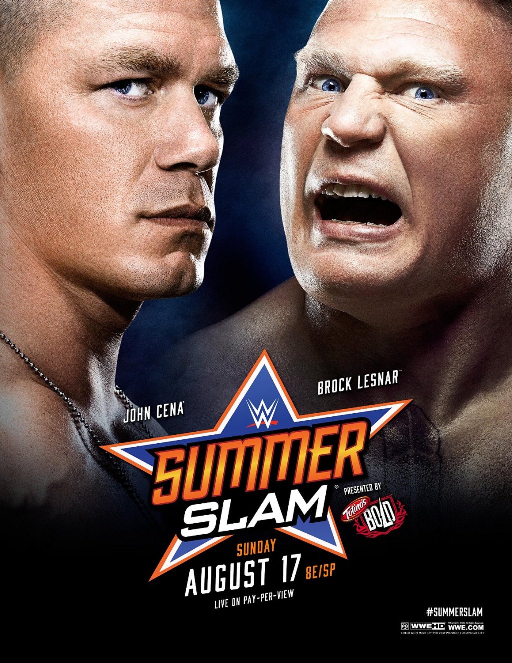 WWE: Poster oficial para Summerslam&nbsp;2014.