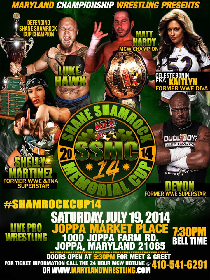 Indies: Resultados de la Shane Shamrock Memorial Cup 2014.&nbsp;(19/07/2014)