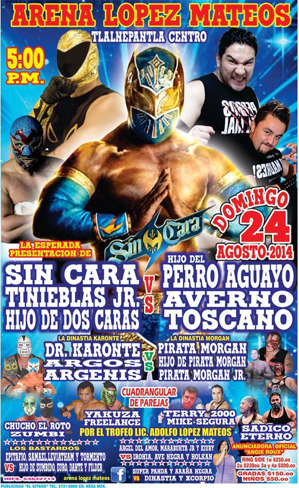 México: Resultados Arena López Mateos&nbsp;(24/08/2014)