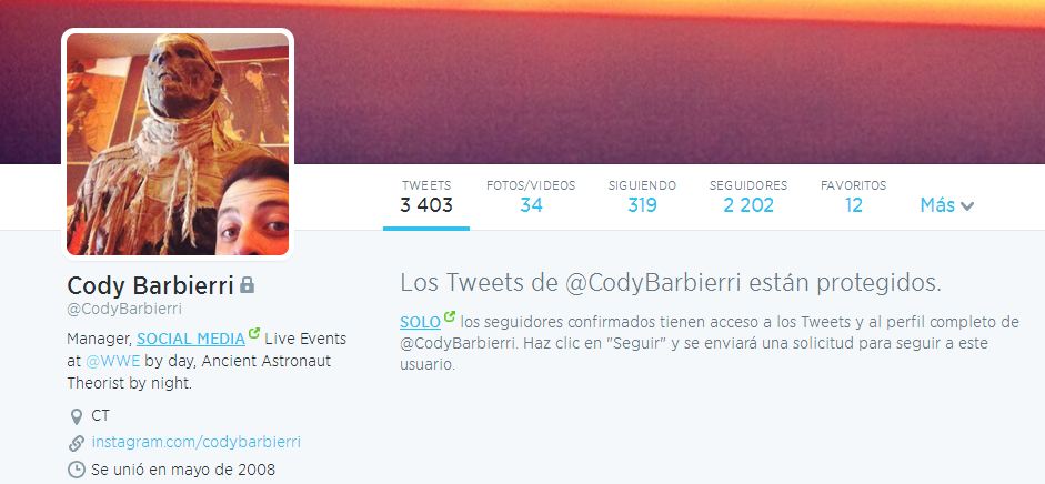 ¿QUIÉN ES CODY BARBIERRI Y CÓMO ES QUE TIENE TANTA INFLUENCIA QUE PUEDE CAMBIAR UNA DECISIÓN DEL MISMÍSIMO VINCE McMAHON EN EL DESPIDO DE&nbsp;ADR?